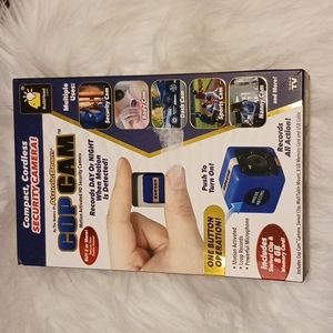 Cop Cam Compact Cordless Security Camera.